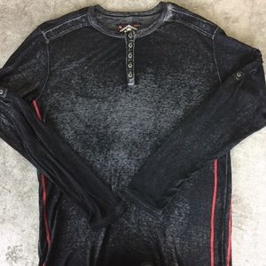 Affliction Black Thermal Tee XL